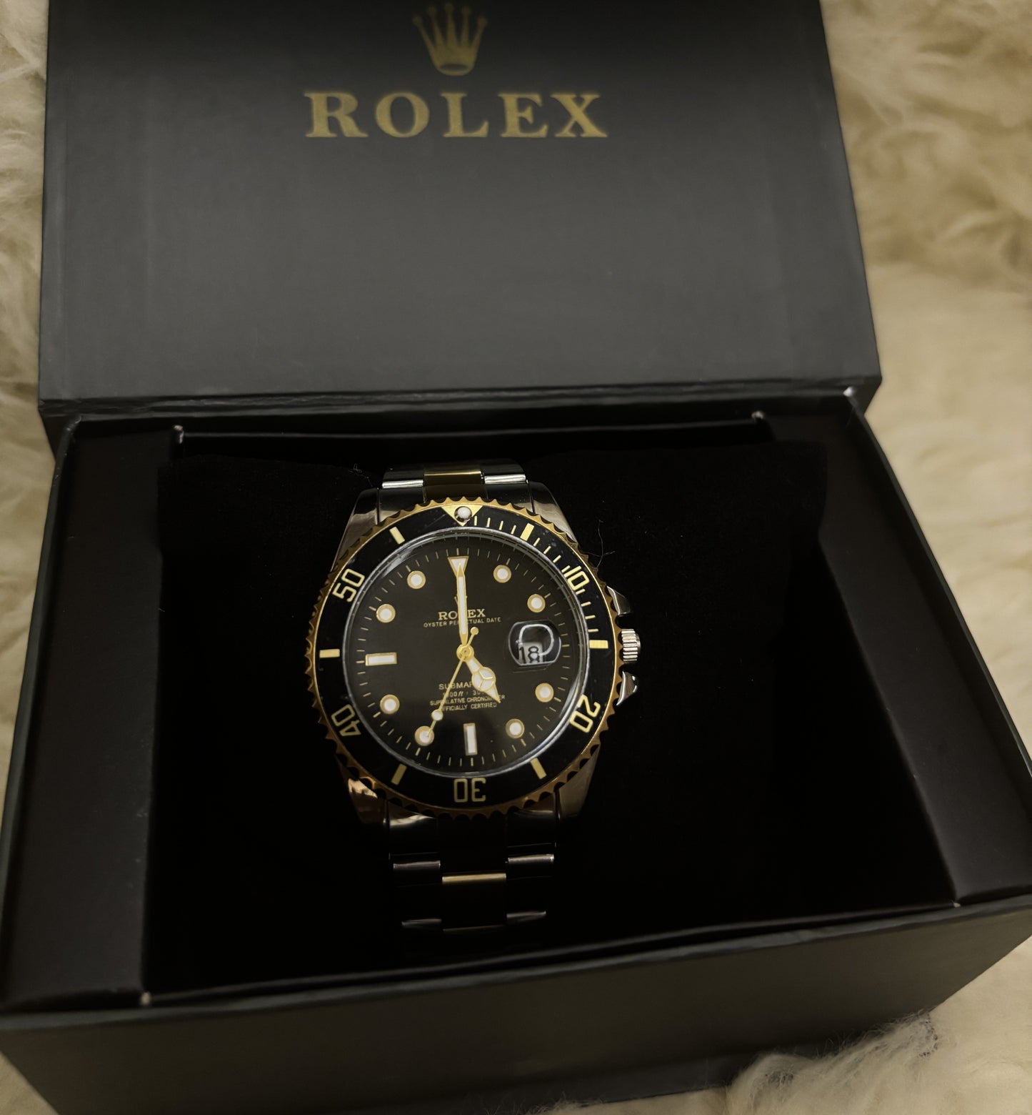 RLX Premium Watch Golden & Silver