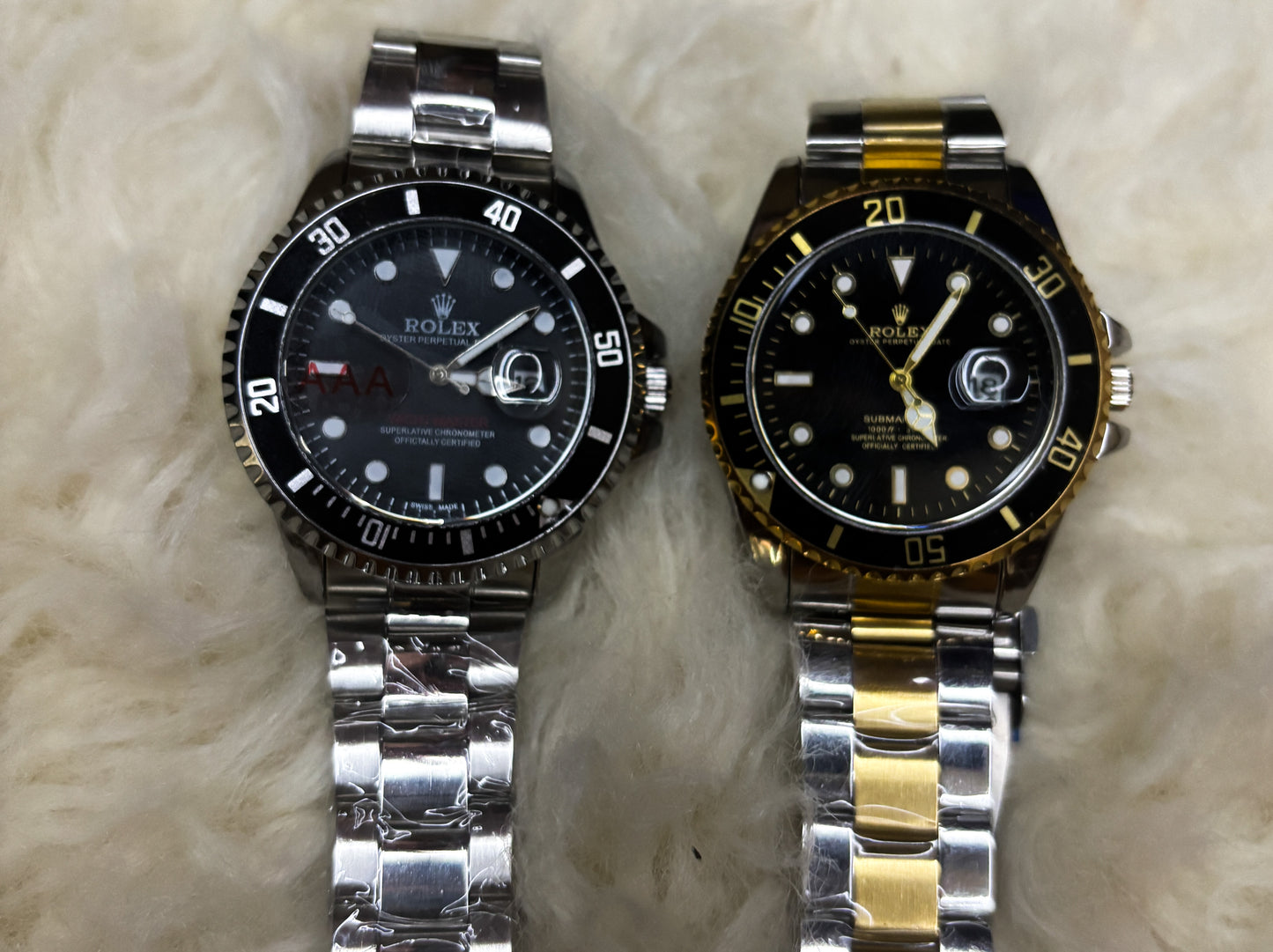 RLX Premium Watch Golden & Silver