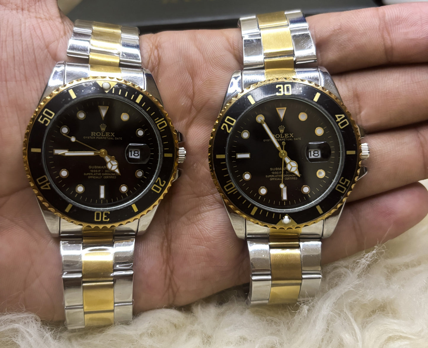 RLX Premium Watch Golden & Silver