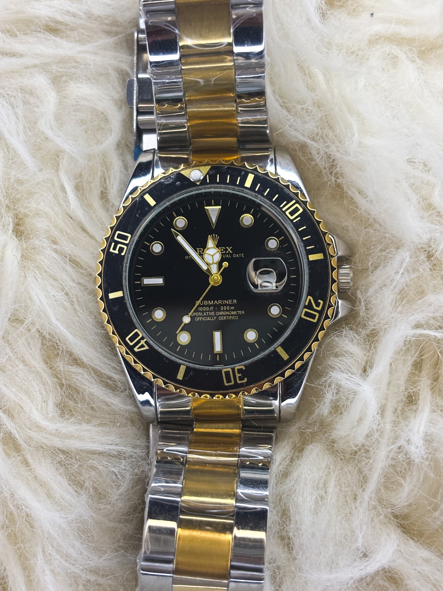 RLX Premium Watch Golden & Silver