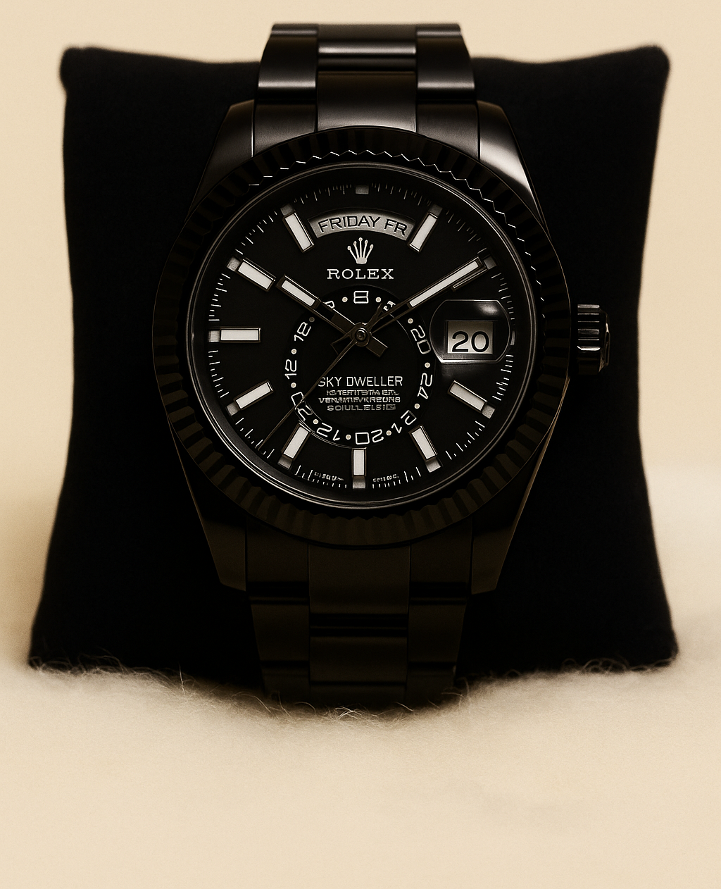 RLX Sky-Dweller – Black Dial, Oystersteel Case & Bracelet