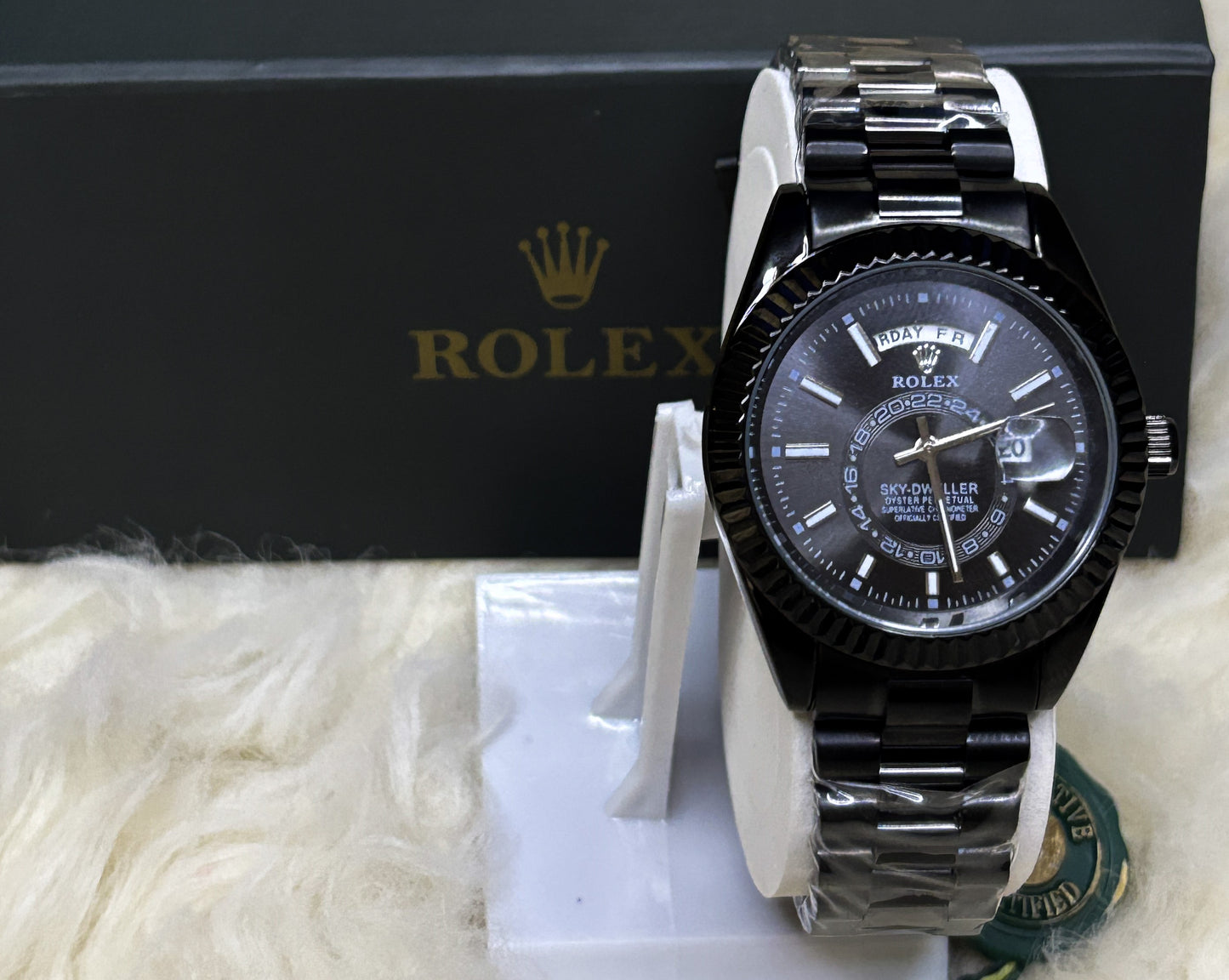RLX Sky-Dweller – Black Dial, Oystersteel Case & Bracelet